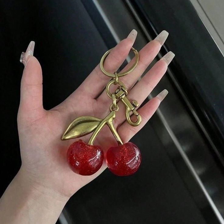 CHERRY BAG CHARM